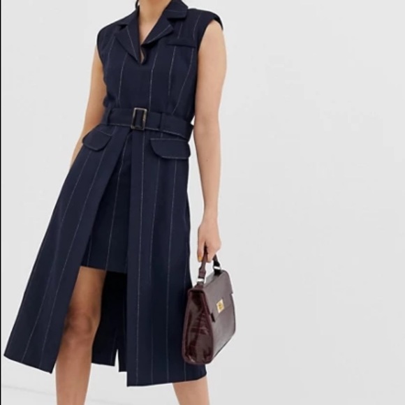 river island pinstripe dress